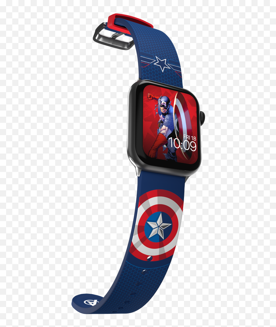 Marvel - Insignia Collection Captain America Bracelet Apple Watch Venom Png,Captain America Shield Icon