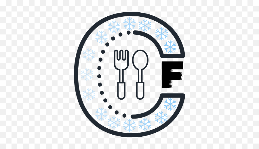 Cooks Frozen Your Preferred Friendly Food Stop - Star Black And White Design Png,Fork Knife Plate Icon