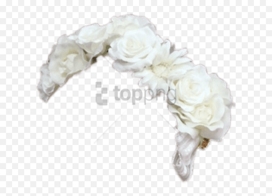 Free Png Download Black Flower Crown Transparent - White White Flower Crown Png,Black Crown Png