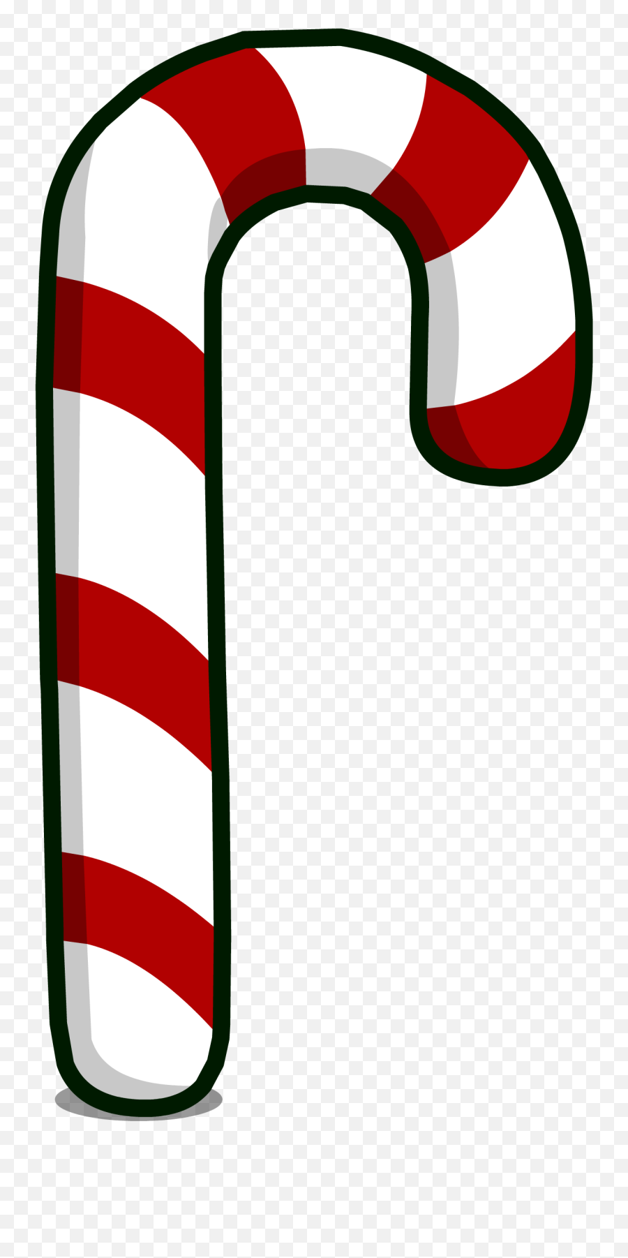 Giant Candy Cane Sprite 002 - Candy Cane Png Clipart,Cane Png