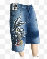 Lot29 Graffiti Style Jeans Shorts Png