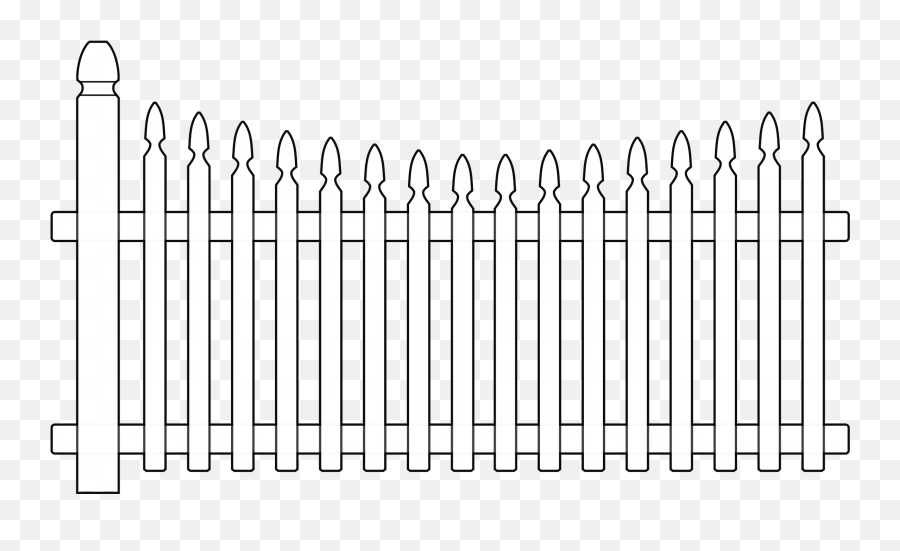 Wooden Fence With Gate Image Royalty - White Picket Fence Clipart Png,Wooden Fence Png