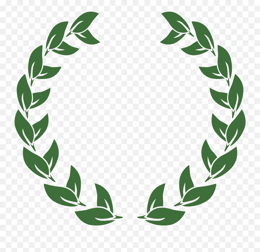 Vector Laurel Wreaths And Png Format With Transparent - Graphic Olive Logo Design,Leaf Wreath Png