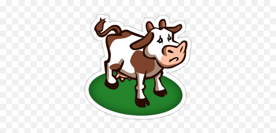 Download Sad Cow Mascot - Bcg Matrix Cash Cows Png Image Neapolitan Cow,Cow Emoji Png