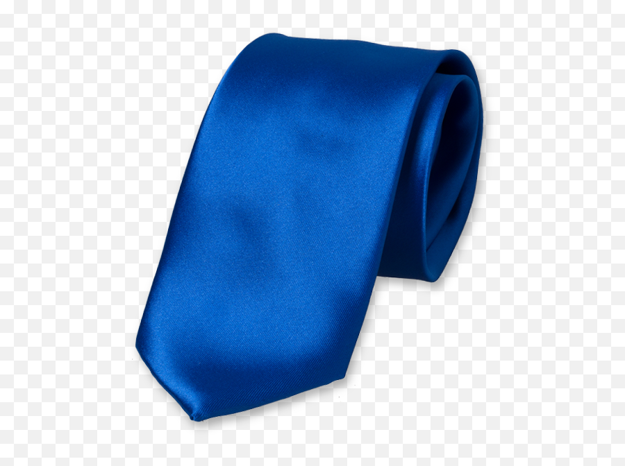 Royal Blue Polyester Satin Tie - Corbata Color Azul Rey Png,Corbata Png