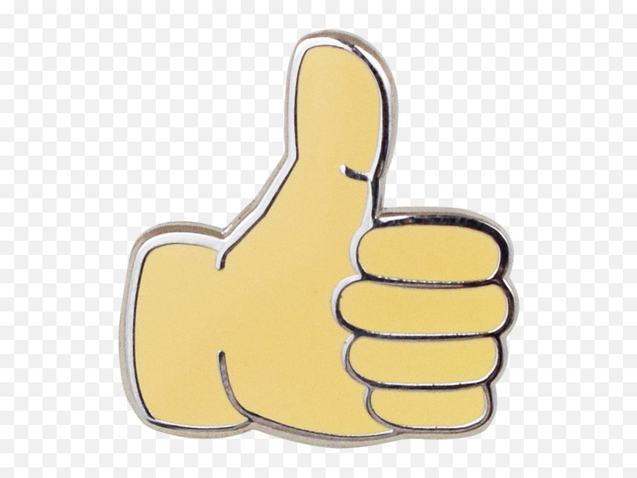 Thumbs Up Pin Png Image - Emoji Tumbs Up Png,Thumbs Up Emoji Transparent