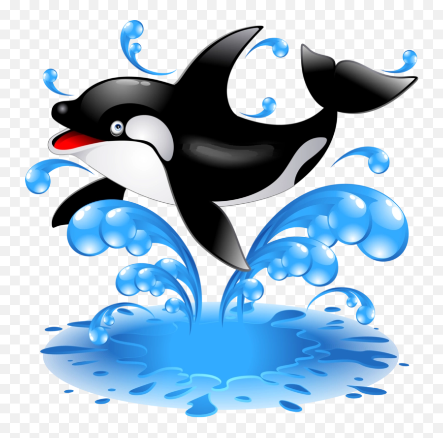 Download Free Png Whale - Backgroundkillertransparent Animado Dibujos De Orcas,Whale Transparent Background
