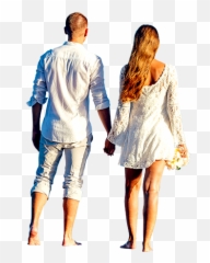 Couple In White - Indian Couple Png,Beach Png