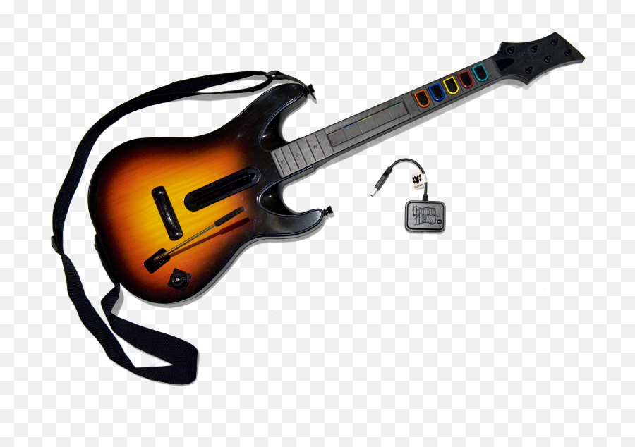 Ps3 Guitar Hero Controller Transparent - Guitar Hero World Tour Guitar Png,Guitar Transparent Background