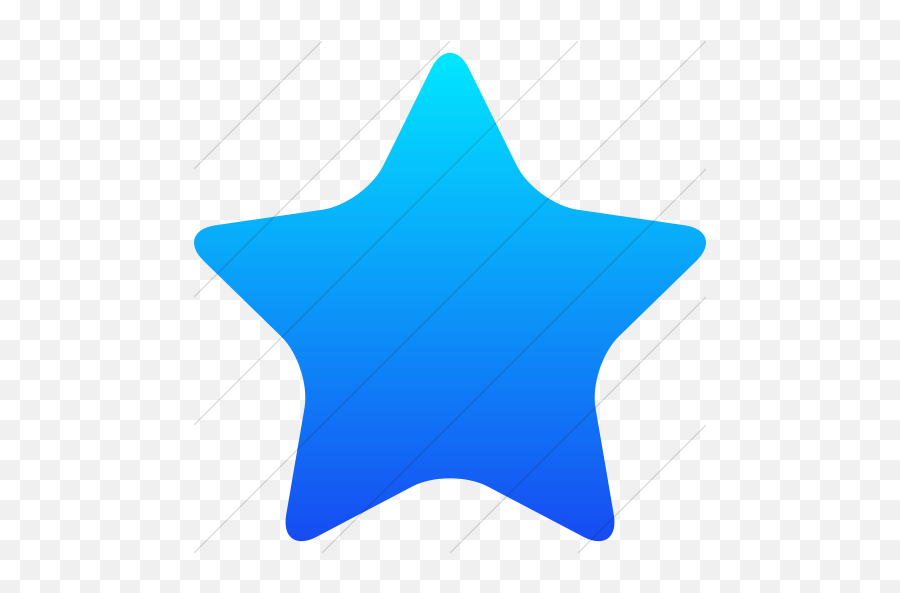 Iconsetc Simple Ios Blue Gradient Raphael Star Solid - Interests Star Icon Cv Png,Rounded Star Png