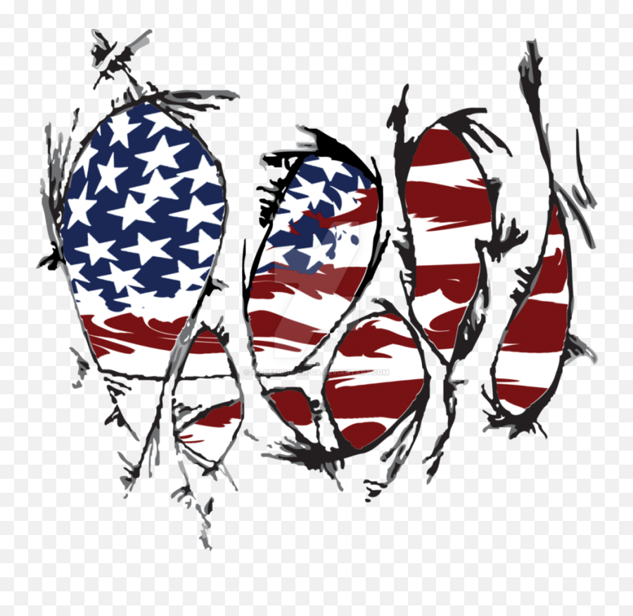 Torn American Flag By - Torn Union Jack Png Clipart Full Tattered American Flag Drawing,Torn Png