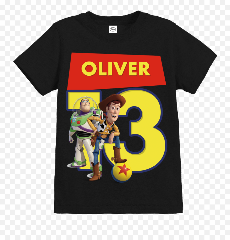 Details About Official Toy Story Woody U0026 Buzz Ball Childrenu2019s Personalised Birthday T - Shirt Toy Story 3 Png,Woody And Buzz Png
