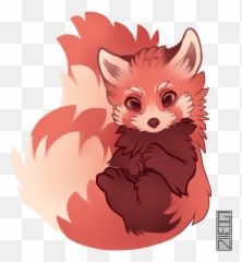 Red Panda U2014 Weasyl - Red Panda Drawing Png,Red Panda Transparent