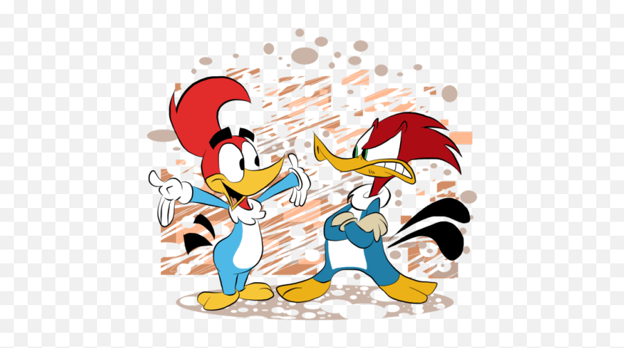 Download 40u2032s Woody Woodpecker Unimpressed By The Cheap Tv - Woody Woodpecker Andy Panda Png,Woody Woodpecker Png