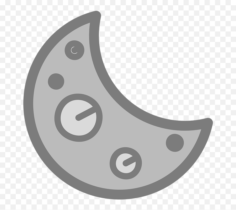 Crescent Moon Sign - Free Vector Graphic On Pixabay Arrow Button Png,Crescent Png