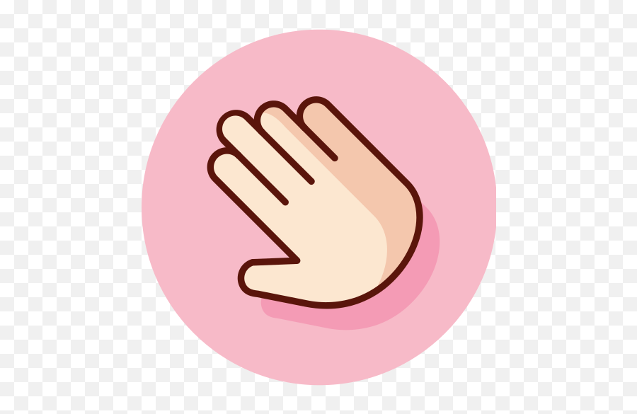Pink Hand Free Icon Of Gesture - Pointing Finger Pink Png,Hand Icon Png