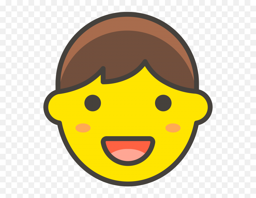 Boy Emoji Png - Baby Smiley Face Png 5442245 Vippng Portable Network Graphics,Baby Emoji Png