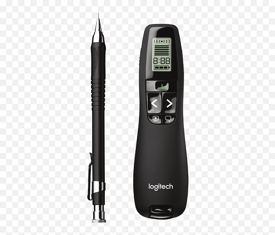 Logitech R800 Wireless Laser Presentation Remote With Lcd - Logitech Wireless Presenter R400 Png,Presenter Png