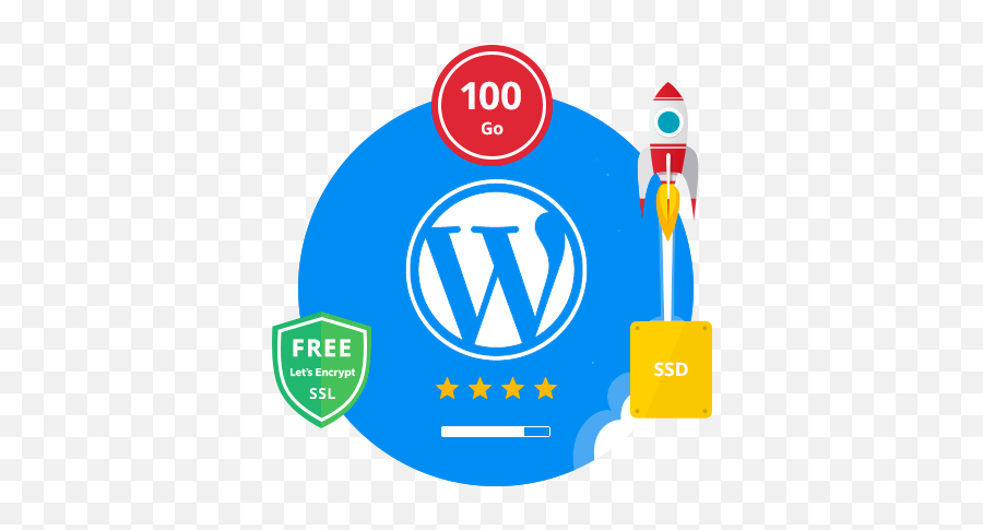 Create A Wordpress Site In 1 Click - Hosting Wordpress Png,Wordpress Logo Transparent
