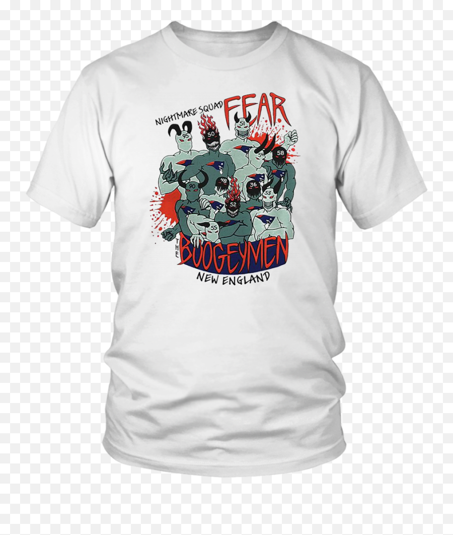 Nightmare Squad Fear The Boogeymen New England Patriots Shirt - Help More Bees Plant More Trees Clean Png,New England Patriots Png