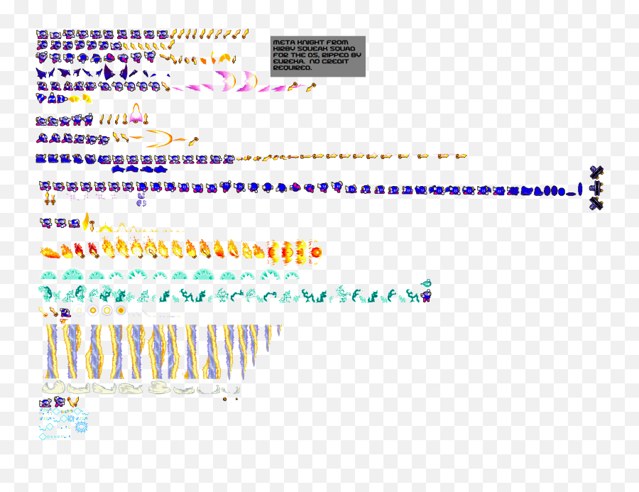 Ds Dsi - Kirby Squeak Squad Kirby Mouse Attack Meta Kirby Super Star Ultra Meta Knight Sprites Png,Meta Knight Png