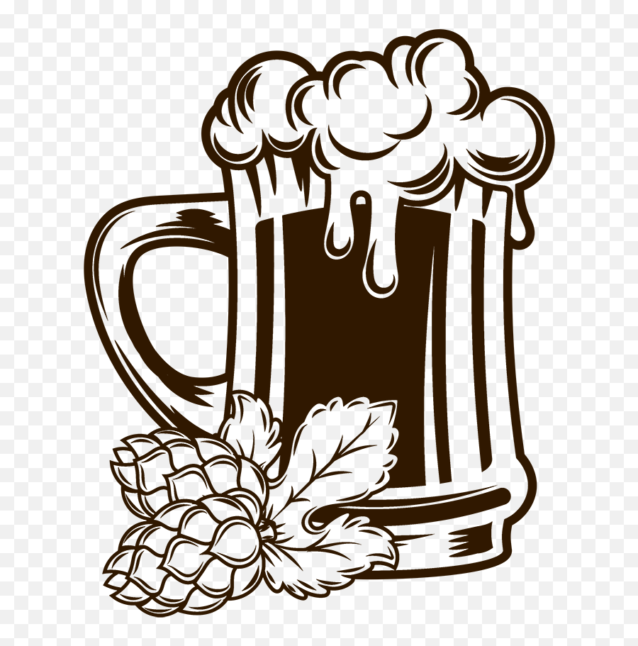 Pin Beer Mug Clipart Black And White - Beer Drawing Png,Beer Png