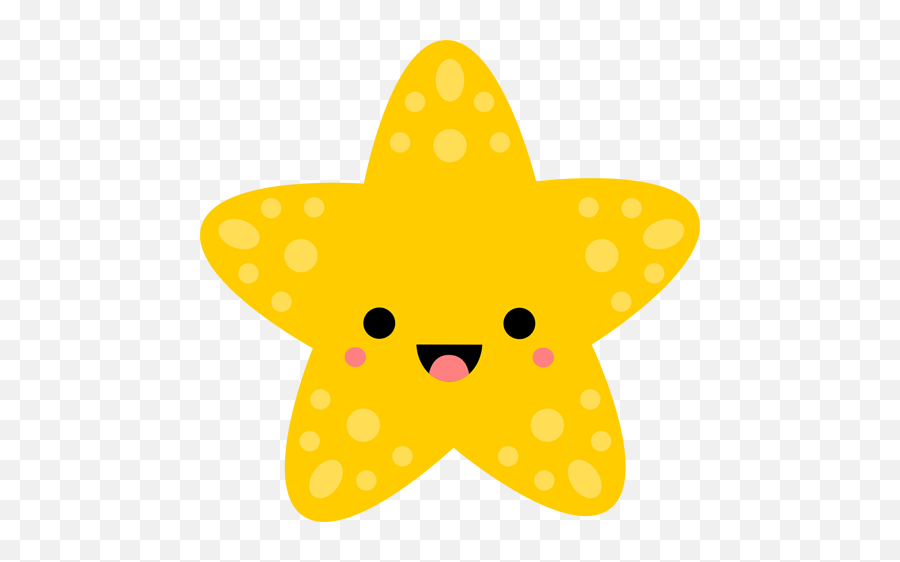 Cute Starfish - Cute Star Cartoon Png,Starfish Transparent Background