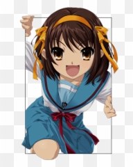 Anime Theme - Melancholy Of Haruhi Suzumiya Season 1 Png,Anime Effects Png