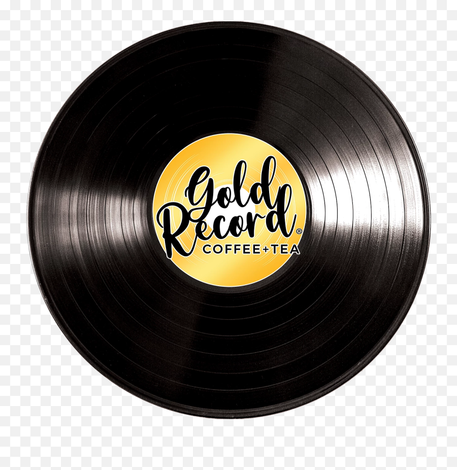 Gold Record Coffee Tea - Solid Png,Vinyl Png
