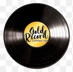 Gold Record Coffee Tea - Solid Png,Vinyl Png