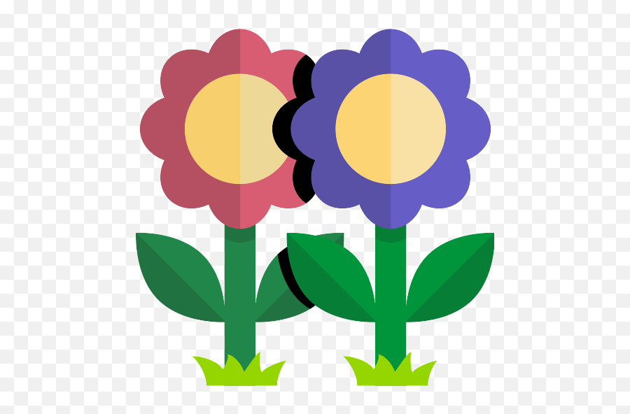 Flowers Png Icon 16 - Png Repo Free Png Icons Flower Flat Art Png,Green Flowers Png