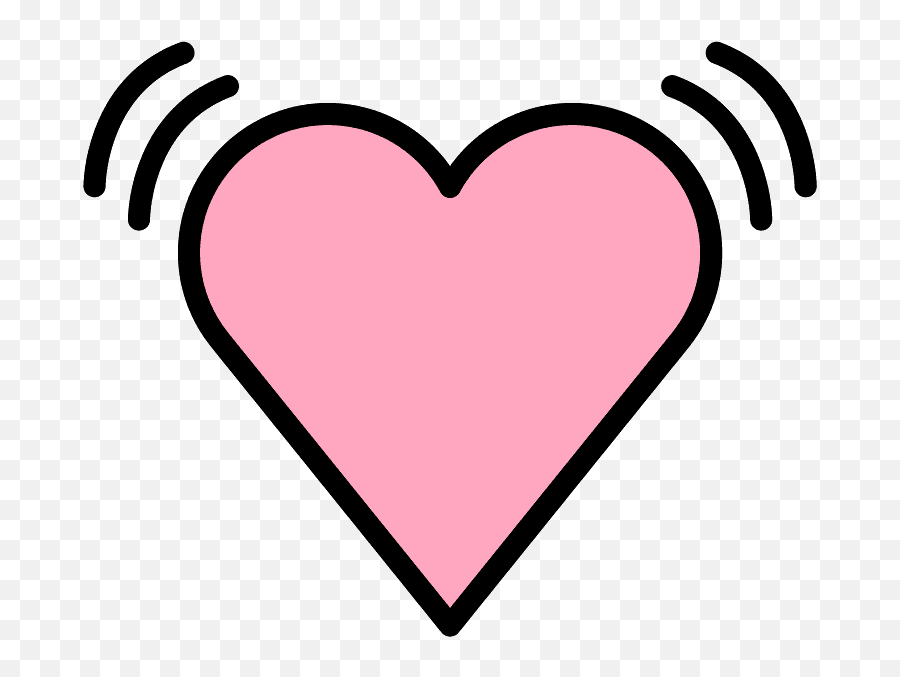 Beating Heart Emoji Clipart Free Download Transparent Png