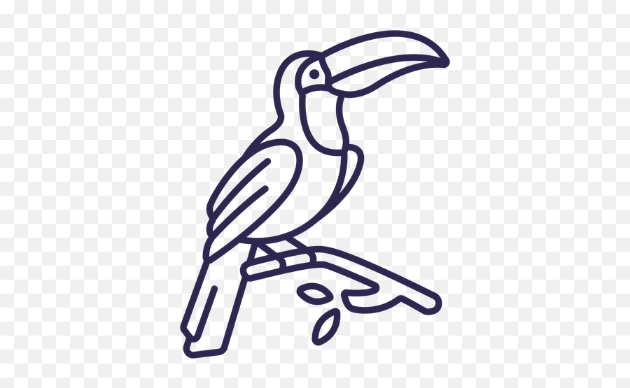 Toucan Bird Stroke - Long Png,Toucan Png