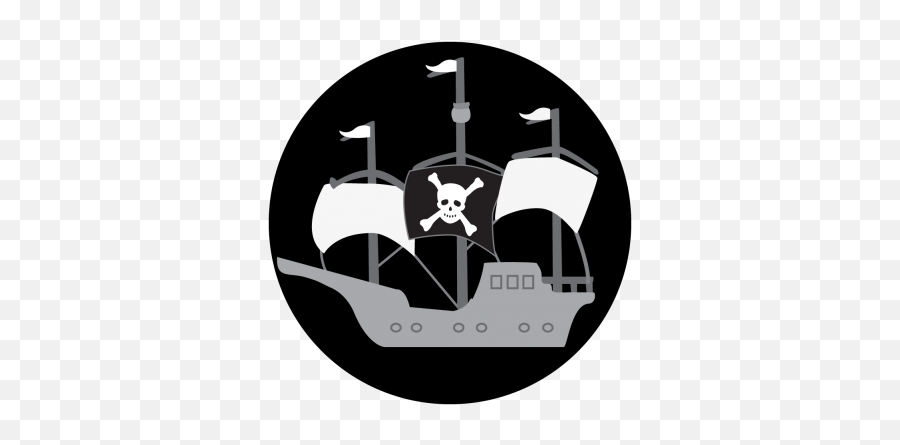 Pirate Ship Gobo - Automotive Decal Png,Pirate Ship Logo