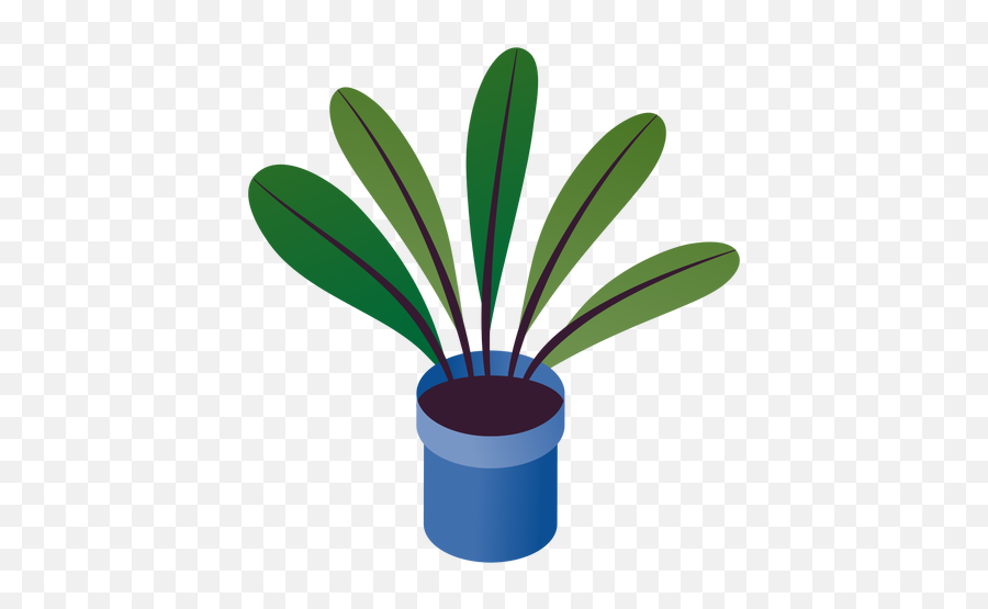 Simple Valentines Potted Plant Isometric - Transparent Png Flowerpot,Potted Plant Png