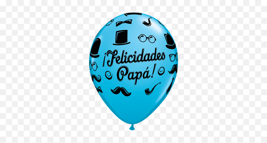 Felicidades Papábluetextballoonvictoriabea Día Del - Blue Balloon Png,Feliz Dia Del Padre Png