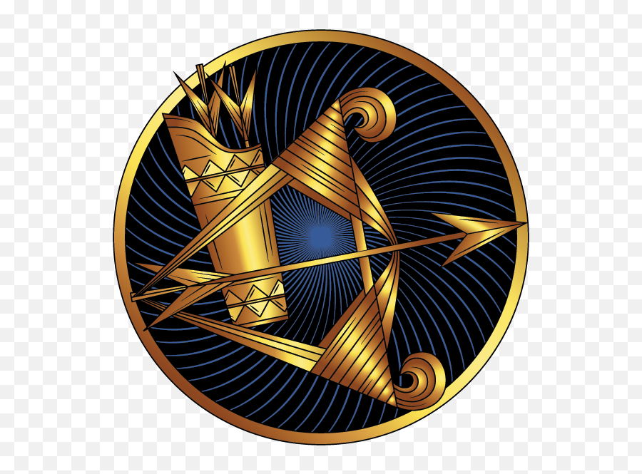 The 2020 Forecast - Sagittarius Golden Zodiac Symbols 12 Zodiac Signs Vector Png,Sagittarius Logo