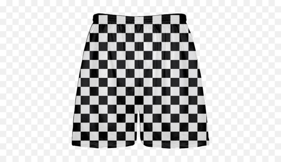 Black Checker Board Shorts - Victoria Png,Checker Pattern Png