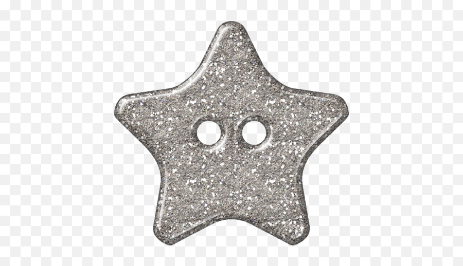 Plastic Glitter Star - Silver Graphic By Marisa Lerin Solid Png,Glitter Star Png