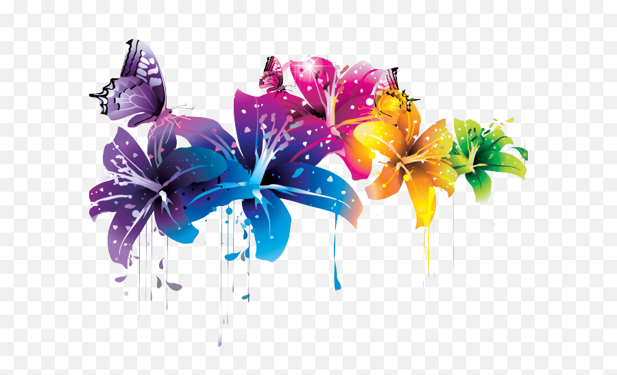 Flowers Vectors Png Transparent Images - Png Transparent Background Flowers Png,Vectors Png