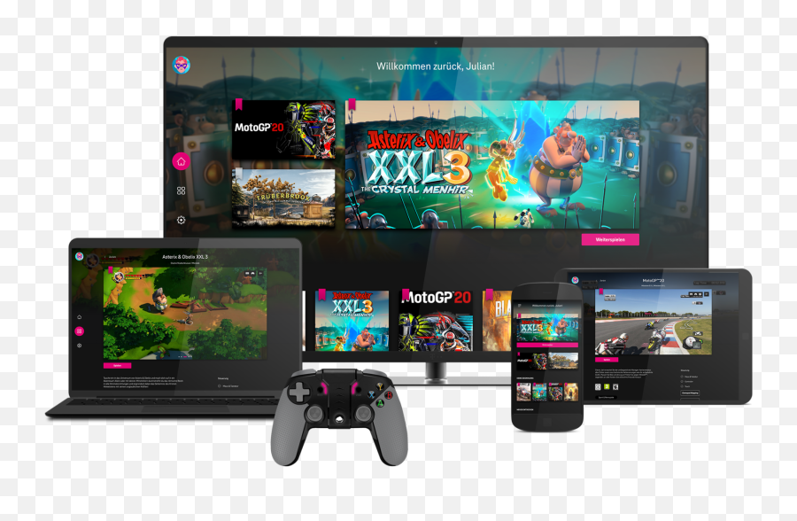 Deutsche Telekom Launches Cloud Gaming - Cloud Gaming Png,Deutsche Telekom Logo