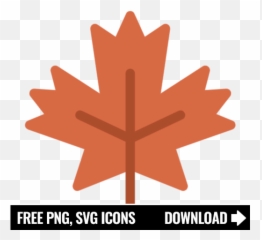 Free Maple Leaf Icon Symbol - Canada Flag Hd png