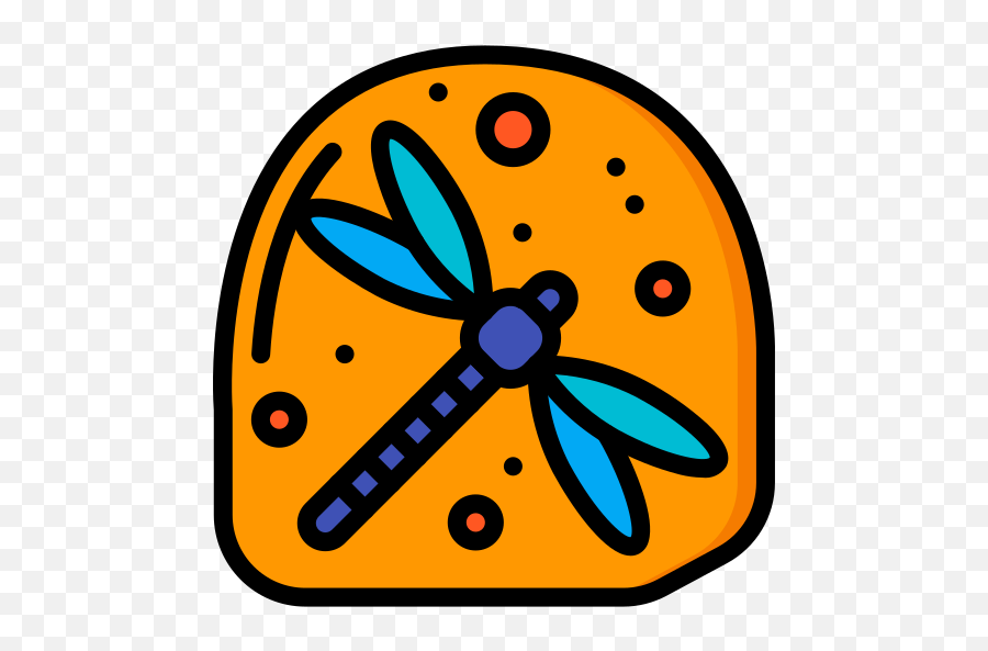 Dried Insect In Amber Free Vector Icons Designed By - Dot Png,Dragonfly Icon