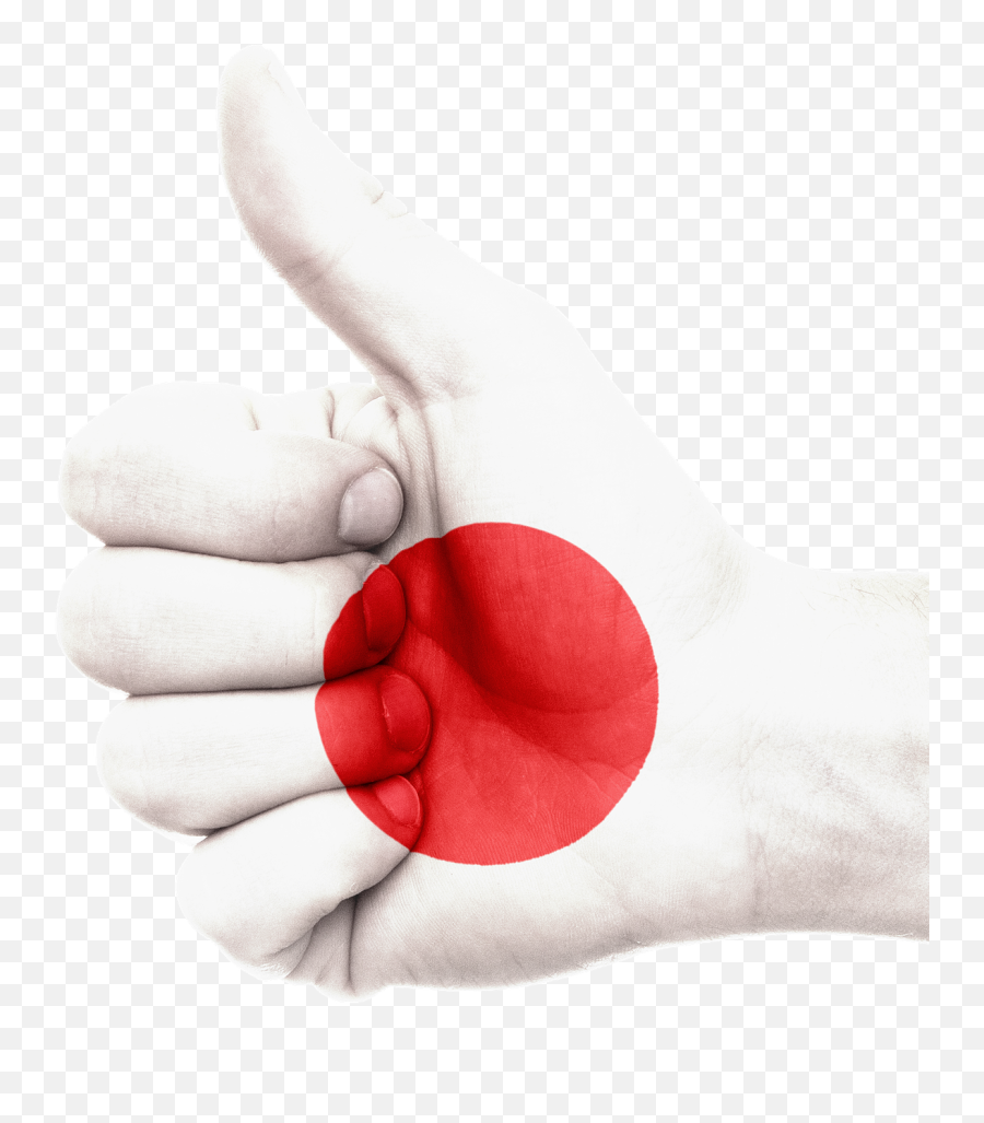 Japan Flag Hand - Japan Flag On Hand Png,Japan Flag Png