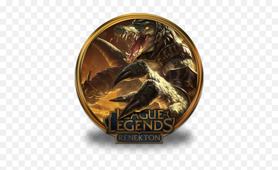 Icon Of League Legends Gold Border Icons - Lol Renekton Splash Art Png,Renekton Icon