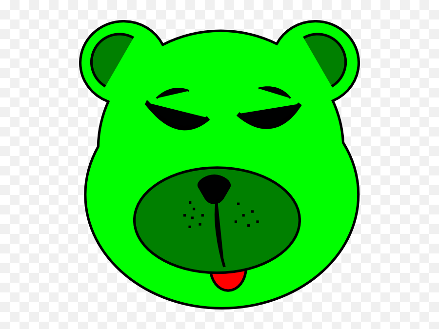 How To Set Use Green Bear Icon Png - Bear Face Clip Art Green Bears,Bear Face Icon