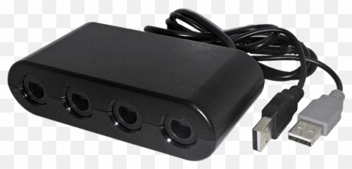 Wii U Gamecube Controller Adapter - Wii Adapter Controller Png,Gamecube Png