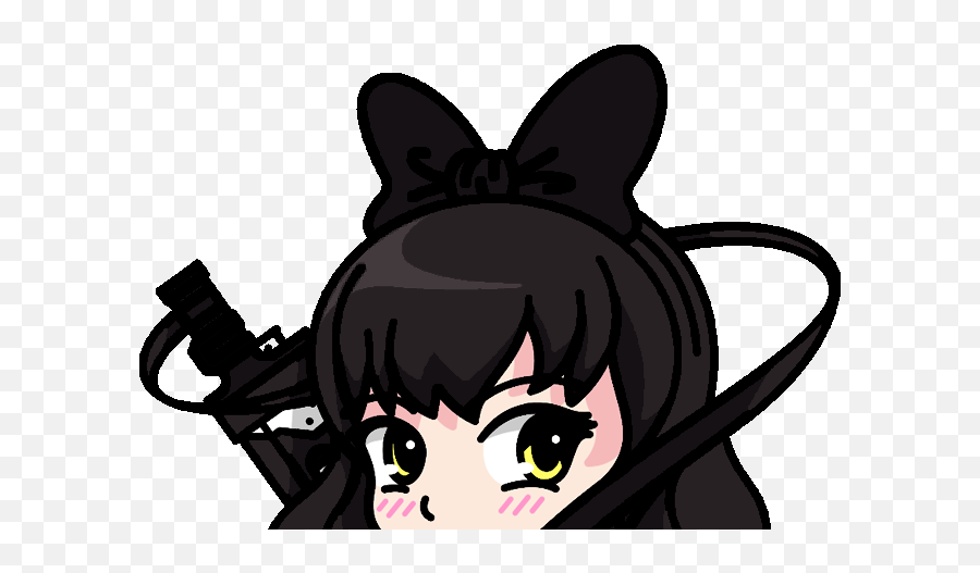 Other Anime Collectibles Official Rooster Teeth Rwby - Rwby Blake Stickers Png,Tyki Mikk Icon