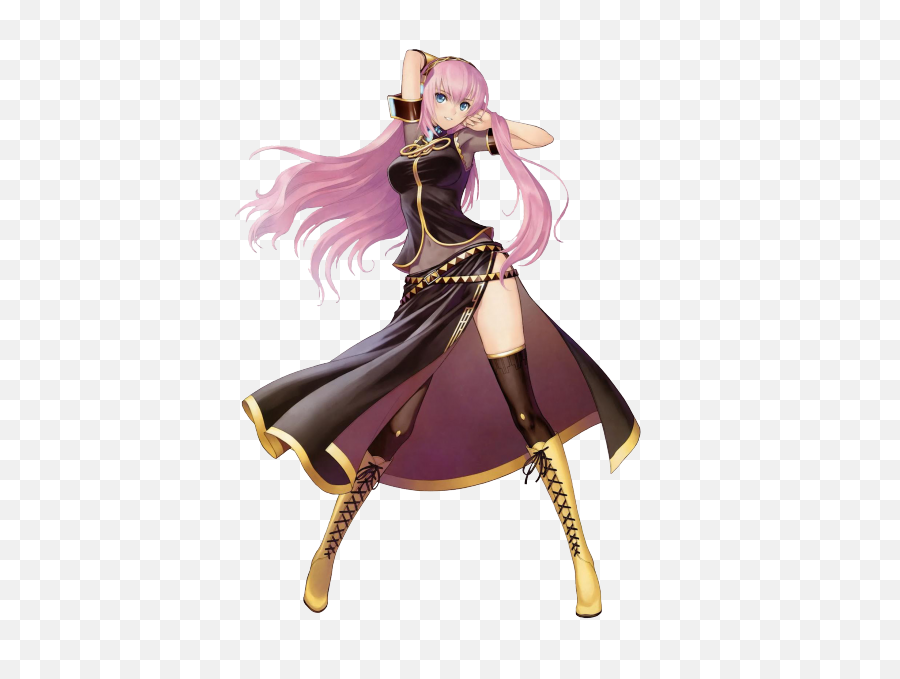 Pink Hair Anime Girl Vocaloid Luka - Fictional Character Png,Pink Anime  Girl Icon - free transparent png images 