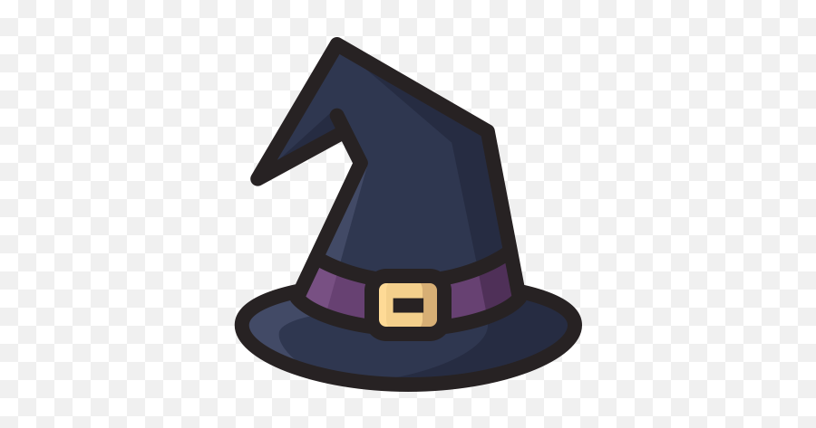 Magic Halloween Horror Scary Hat Witch Icon - Icon Png,Witch Hat Transparent Background